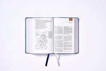 Cargar imagen en el visor de la galería, Biblia de estudio NBLA - Imitación piel gris