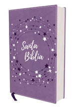 Cargar imagen en el visor de la galería, Biblia para Niños NVI - Imitación piel lavanda