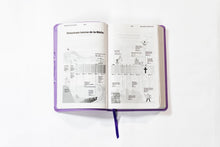Cargar imagen en el visor de la galería, Biblia para Niños NVI - Imitación piel lavanda