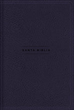 Cargar imagen en el visor de la galería, Biblia NVI, Revisión 2022, Una columna con referencias, Leathersoft, Navy