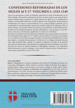 Load image into Gallery viewer, Confesiones Reformadas de los Siglos 16 y 17 - Volumen 1: 1523-1549