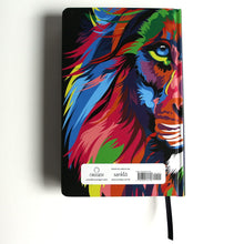 Cargar imagen en el visor de la galería, Biblia RVR 1960 letra grande, tamaño manual, tapa dura León de Juda