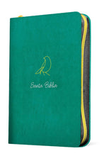 Cargar imagen en el visor de la galería, Biblia NTV, Edición zíper con referencias, letra grande (SentiPiel, Turquesa, Letra Roja)