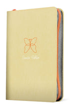 Cargar imagen en el visor de la galería, Biblia NTV, Edicion De Referencia, Letra Grande, Ziper, Beige Con Mariposa