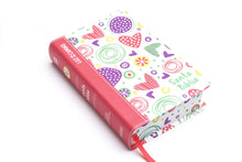 Cargar imagen en el visor de la galería, Biblia compacta Luz en mi camino NVI - Símil piel corazones