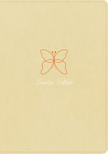 Cargar imagen en el visor de la galería, Biblia NTV, Edicion De Referencia, Letra Grande, Ziper, Beige Con Mariposa