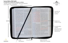 Cargar imagen en el visor de la galería, Biblia RVR60 Letra Grande Tamaño Manual Negro con cierre