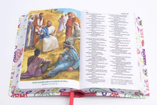 Cargar imagen en el visor de la galería, Biblia compacta Luz en mi camino NVI - Símil piel corazones