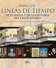 Load image into Gallery viewer, Libro de líneas de tiempo de la Biblia y de la historia del Cristianismo
