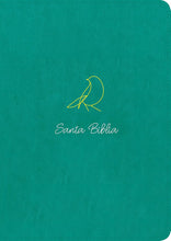 Cargar imagen en el visor de la galería, Biblia NTV, Edición zíper con referencias, letra grande (SentiPiel, Turquesa, Letra Roja)