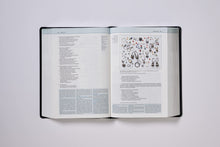 Cargar imagen en el visor de la galería, Biblia de estudio Teología Bíblica NVI - Piel reciclada negra