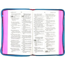 Cargar imagen en el visor de la galería, Biblia RVR60 Fucsia con corazones y cierre