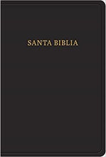 Cargar imagen en el visor de la galería, Biblia RVR60 Letra Grande Tamaño Manual Imitación Piel Negra