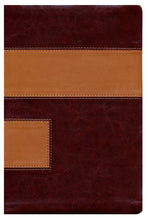 Cargar imagen en el visor de la galería, Biblia RVA Piel Europea dos tonos Letra Grande