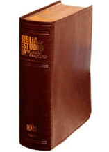 Cargar imagen en el visor de la galería, Biblia de estudio Mundo Hispano (Piel Europea)