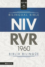 Load image into Gallery viewer, Biblia Bilingüe RVR60 NIV Piel Italiana Negra