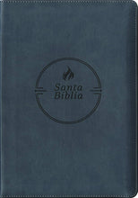 Cargar imagen en el visor de la galería, Biblia RVR60 Gris Edición zíper Letra grande