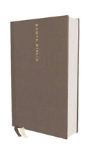 Cargar imagen en el visor de la galería, Biblia Tamaño Compacto Tapa Dura Tela Gris NBLA