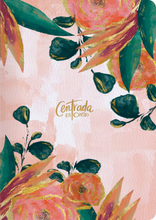 Cargar imagen en el visor de la galería, Biblia Centrada en Cristo floral símil piel