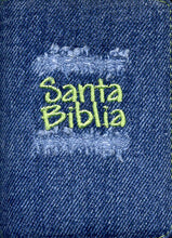Cargar imagen en el visor de la galería, Biblia Jean Acolchada Desgaste Verde | Biblias para jóvenes | Sociedad Bíblica Colombiana