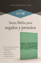 Cargar imagen en el visor de la galería, Biblia NVI Regalos y premios - Símil Piel Turquesa