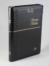 Cargar imagen en el visor de la galería, Biblia RVR60 Semifina negro con cierre