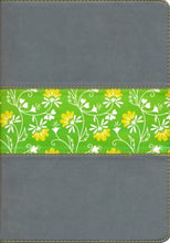 Cargar imagen en el visor de la galería, Biblia de estudio Diario vivir NTV Sentipiel Gri-Verde | Biblias de estudio | Tyndale en español