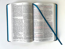 Load image into Gallery viewer, Biblia RVR60 Tamaño manual Letra grande - Tapa dura tela León
