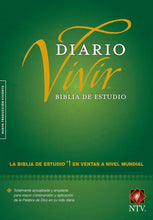 Cargar imagen en el visor de la galería, Biblia de Estudio Diario Vivir NTV Tapa Dura
