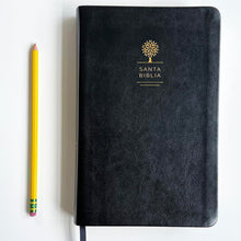 Load image into Gallery viewer, Biblia RVR60 Letra Grande Tamaño Manual Negro Tierra Santa
