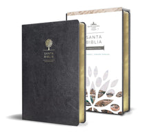 Load image into Gallery viewer, Biblia RVR60 Letra Grande Tamaño Manual Negro Tierra Santa
