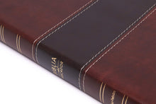 Load image into Gallery viewer, Biblia del pescador RVR60 Letra grande Caoba Símil piel
