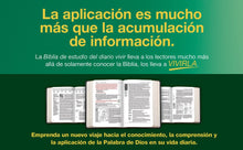Cargar imagen en el visor de la galería, Biblia de Estudio Diario Vivir NTV Tapa Dura

