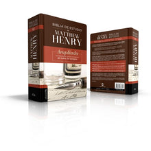 Load image into Gallery viewer, Biblia de Estudio Matthew Henry Tapa Dura con índice
