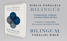 Load image into Gallery viewer, Biblia paralela bilingüe NVI, NIV, NBLA, NASB, Comfort Print, Tapa Dura
