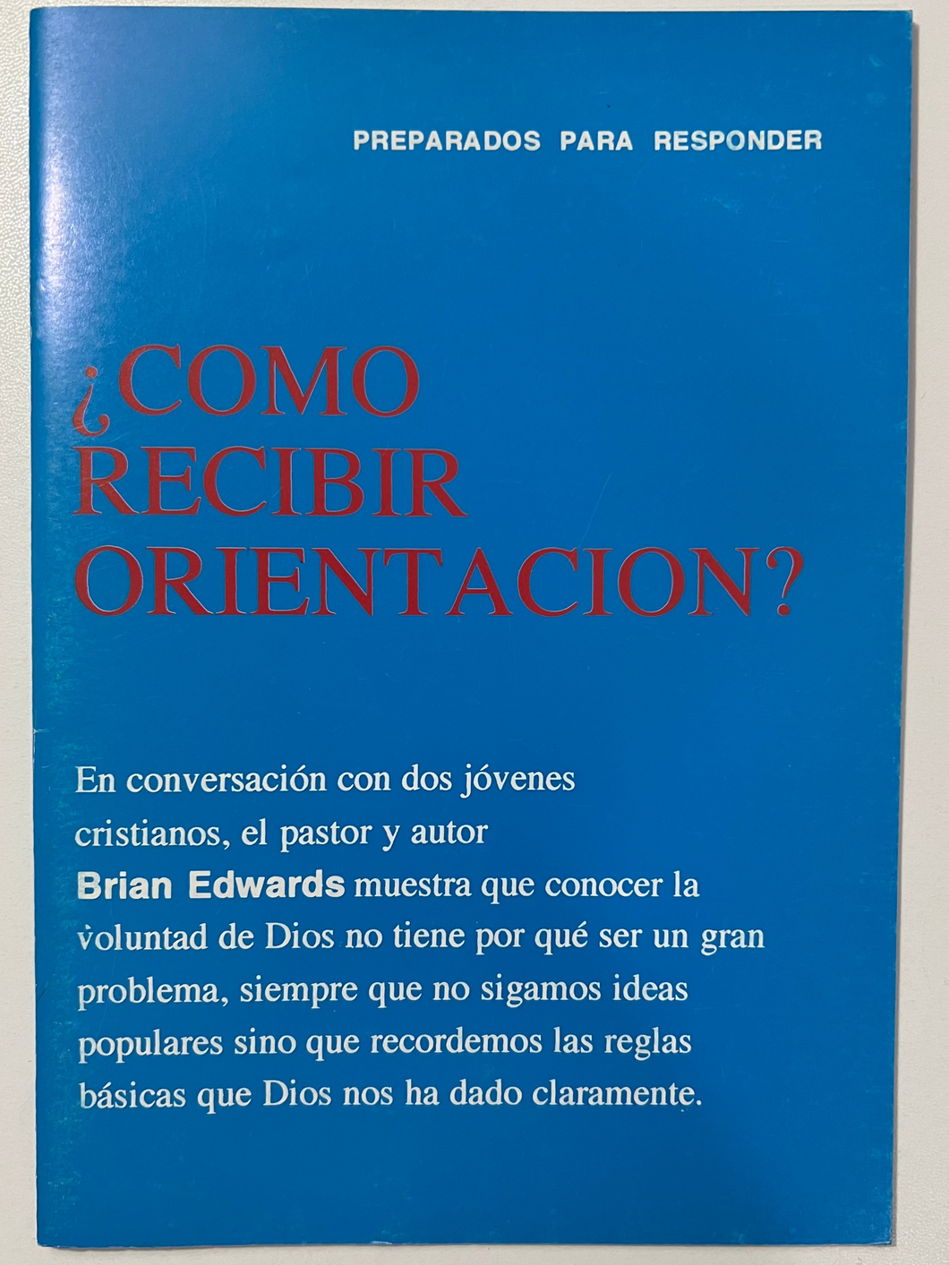 ¿Cómo recibir orientación? (Usado)