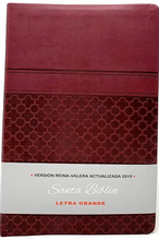 Load image into Gallery viewer, Biblia letra grande imitación piel RVA 2015
