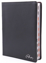 Load image into Gallery viewer, Spurgeon Study Bible RVR60 Genuine Leather with Thumb Index

