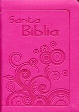 Cargar imagen en el visor de la galería, Biblia Minibolsillo Flexible Rosada con cierre
