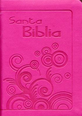 Biblia Minibolsillo Flexible Rosada con cierre