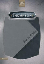 Load image into Gallery viewer, Biblia Thompson Referencias Símil Piel Gris
