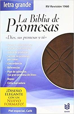 La Biblia de Promesas Letra Grande Piel especial Café - Índice