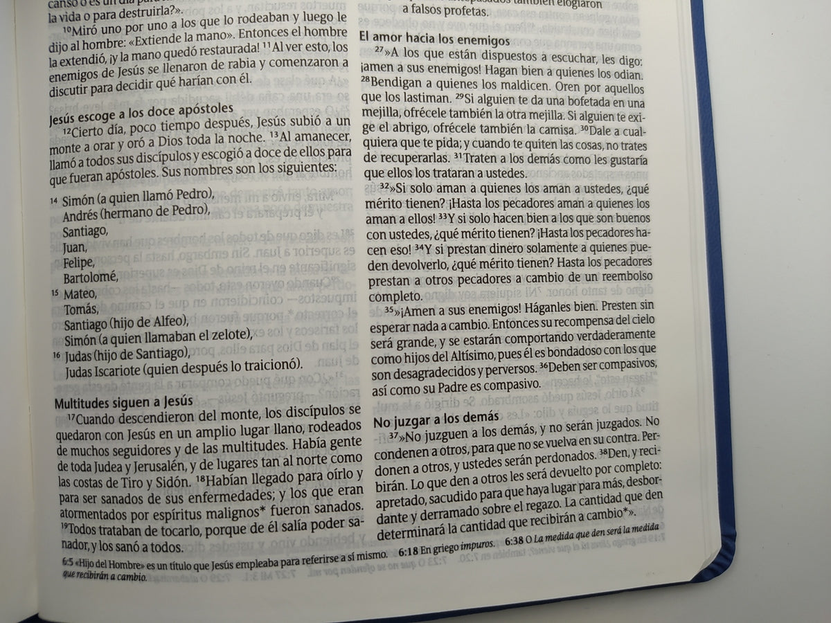 Biblia NTV Edición Agape Azul