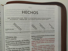 Load image into Gallery viewer, Biblia RVR60 Letra Super Gigante Café Cierre
