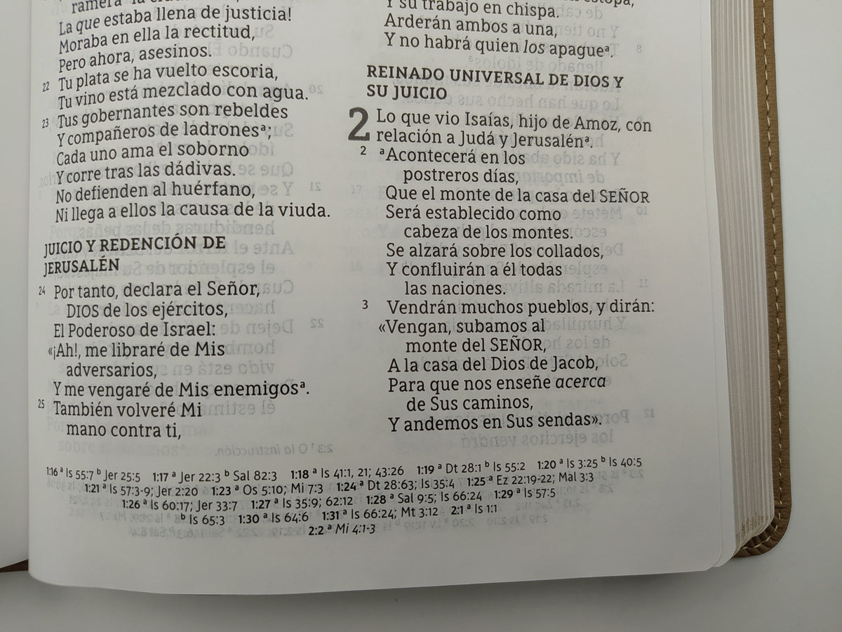 Biblia Ultrafina Letra Gigante Beige NBLA