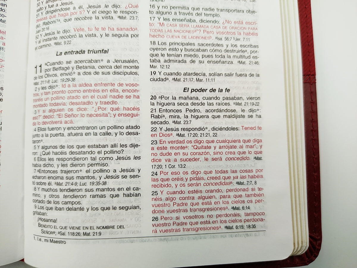 Biblia Las Américas Ultrafina Compacta