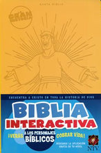 Cargar imagen en el visor de la galería, Biblia Interactiva NTV- La Gran Historia Símil piel amarilla
