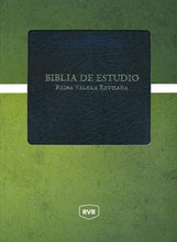 Load image into Gallery viewer, Biblia de Estudio RVR - Negro
