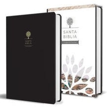 Load image into Gallery viewer, Biblia RVR60 Letra Grande Imitación Piel Negra Tierra Santa
