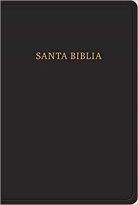 Biblia RVR60 Letra Grande Tamaño Manual Imitación Piel Negra